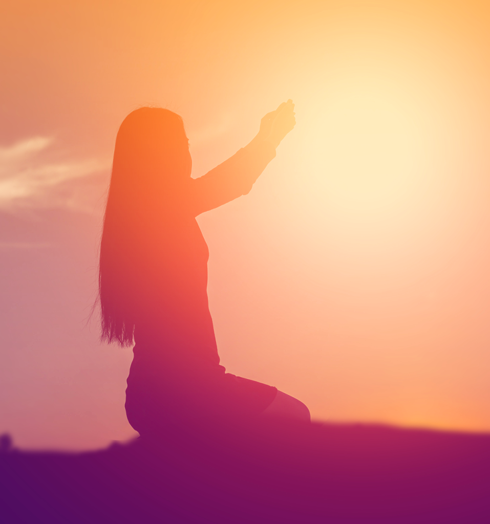 woman with long hair